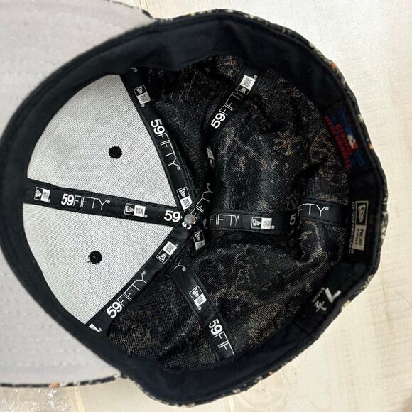 Pittsburgh Pirates MLB 59Fifty Fitted Hat Sz 7.5(59.6cm) Black With Zodiac Signs - Picture 12 of 12